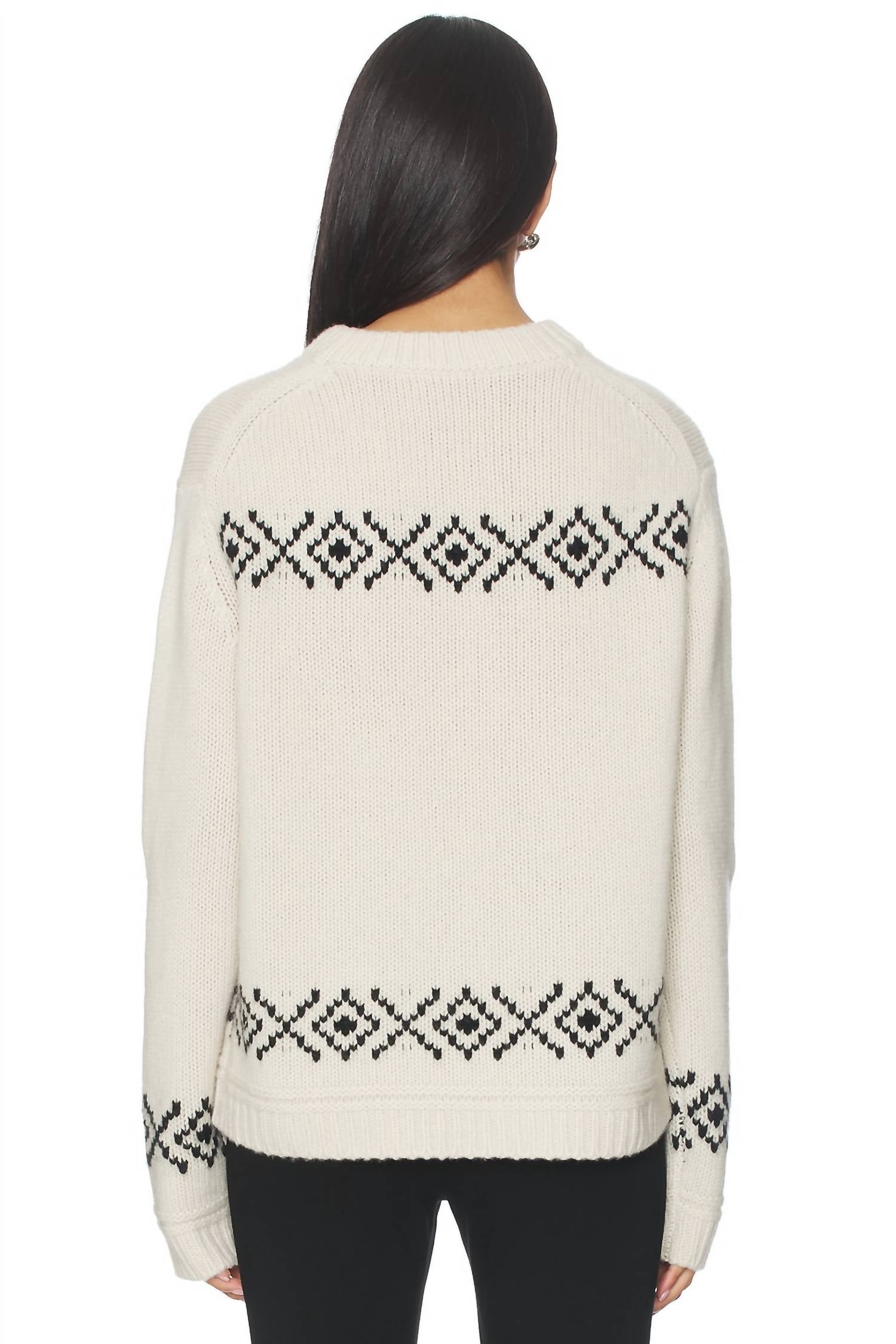 White + Warren - SKI CREWNECK SWEATER