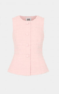 Milly - Bryn Sleeveless Tweed Top