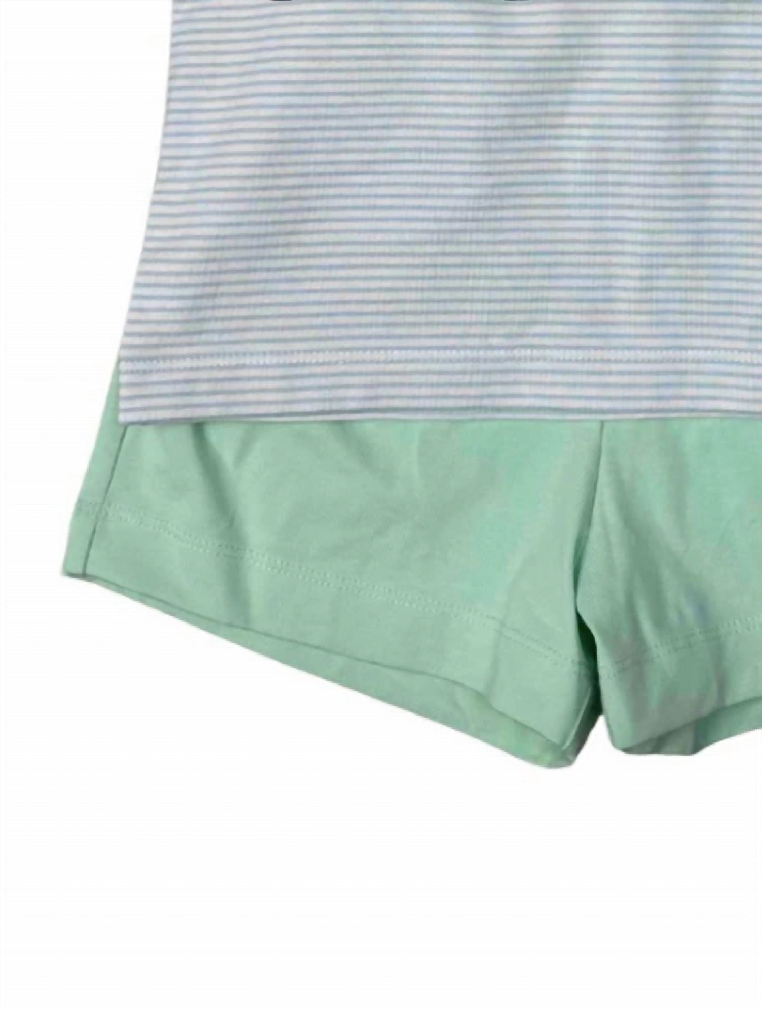 Whimsy Bay Kids - Boy's Smocked Short Set