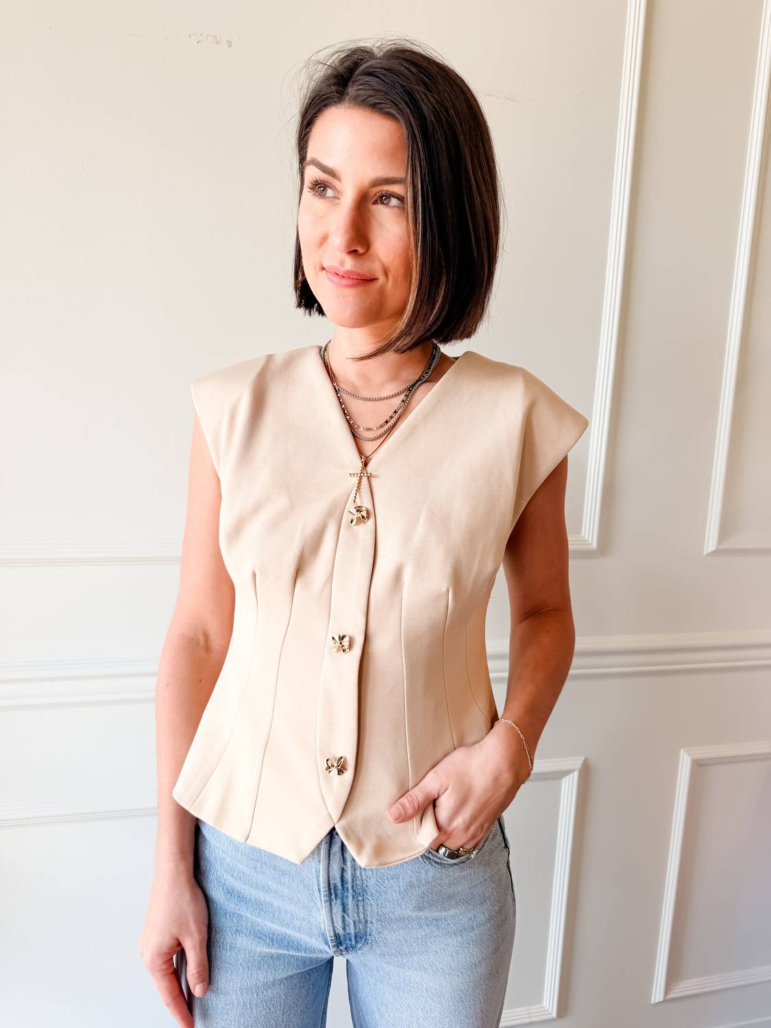 Strut & Bolt - Sloane Tailored Vest Top