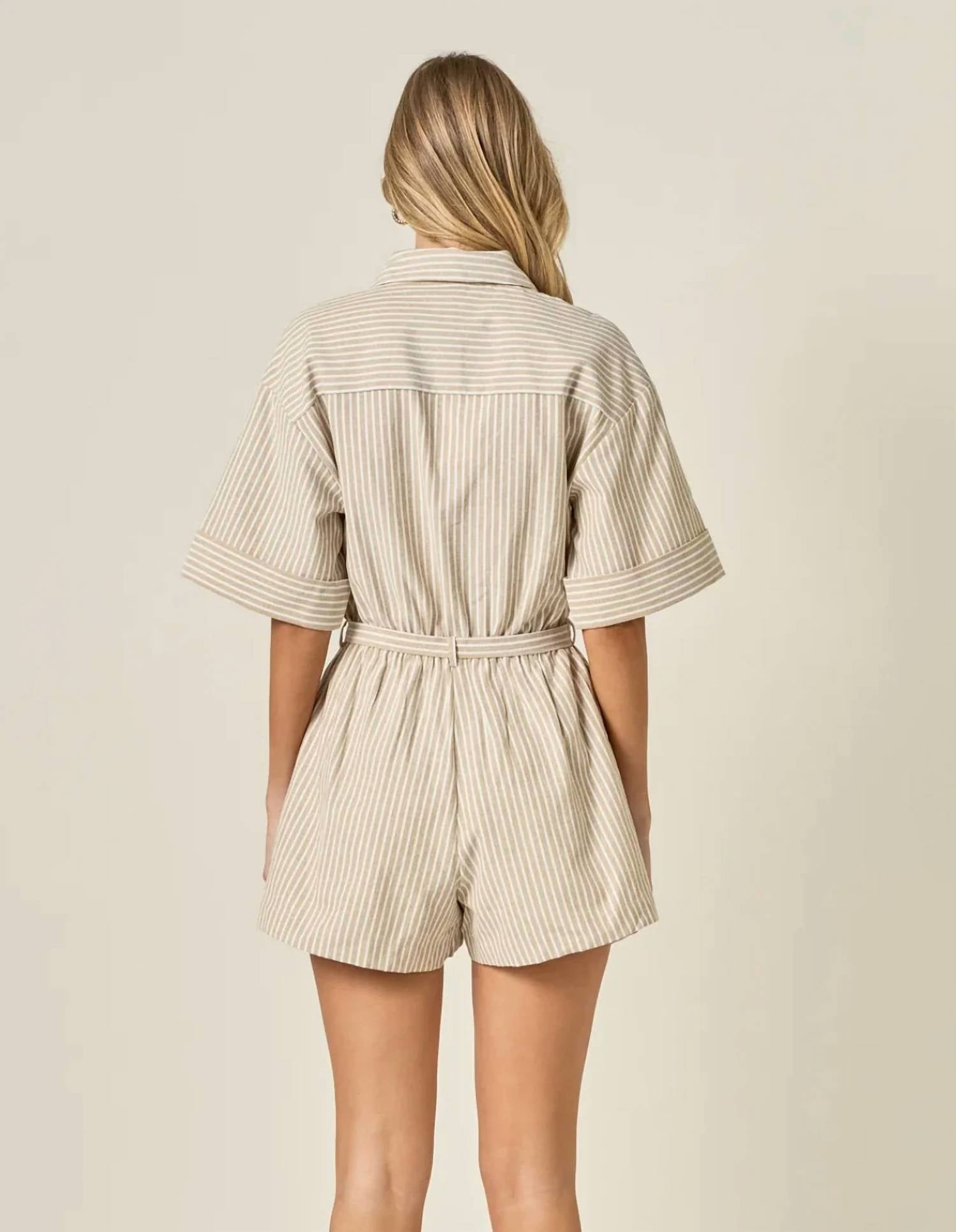 English Factory - Oxford Fabric Romper