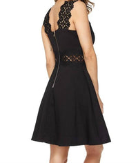Tori Richard - Flirty Short Lace Sleeves Dress