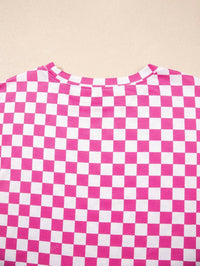 Aapparella - Women's Checkered 2-piece Skort Set