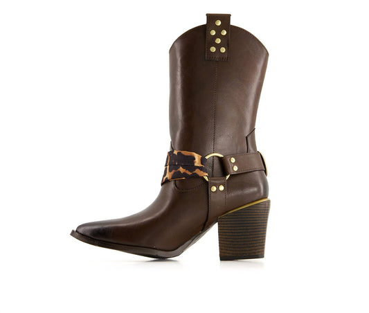 Andrea - Women's Pointed Toe Western Style Boots