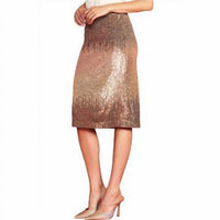 Skies Are Blue - Ombre Sequins Pencil Skirt