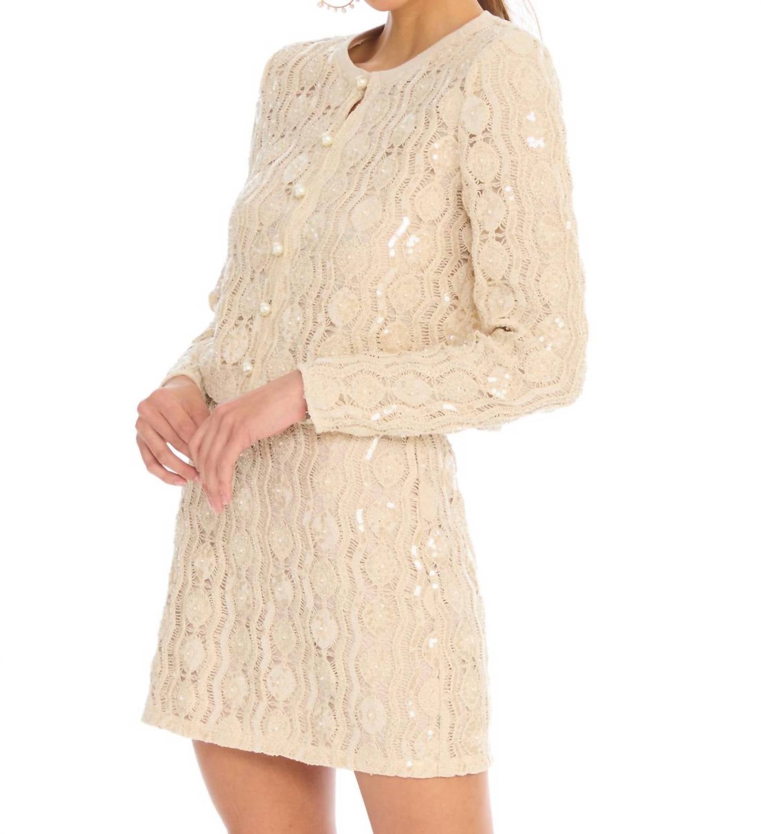 Allison New York - Beaded Mariana Cardigan