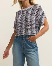 Z Supply - Ballast Crochet Stripe Sweater Top