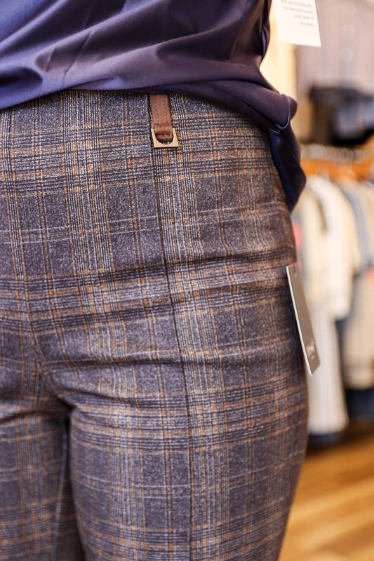 Lysse - Patterned Pintuck Ponte Baby Boot Trousers