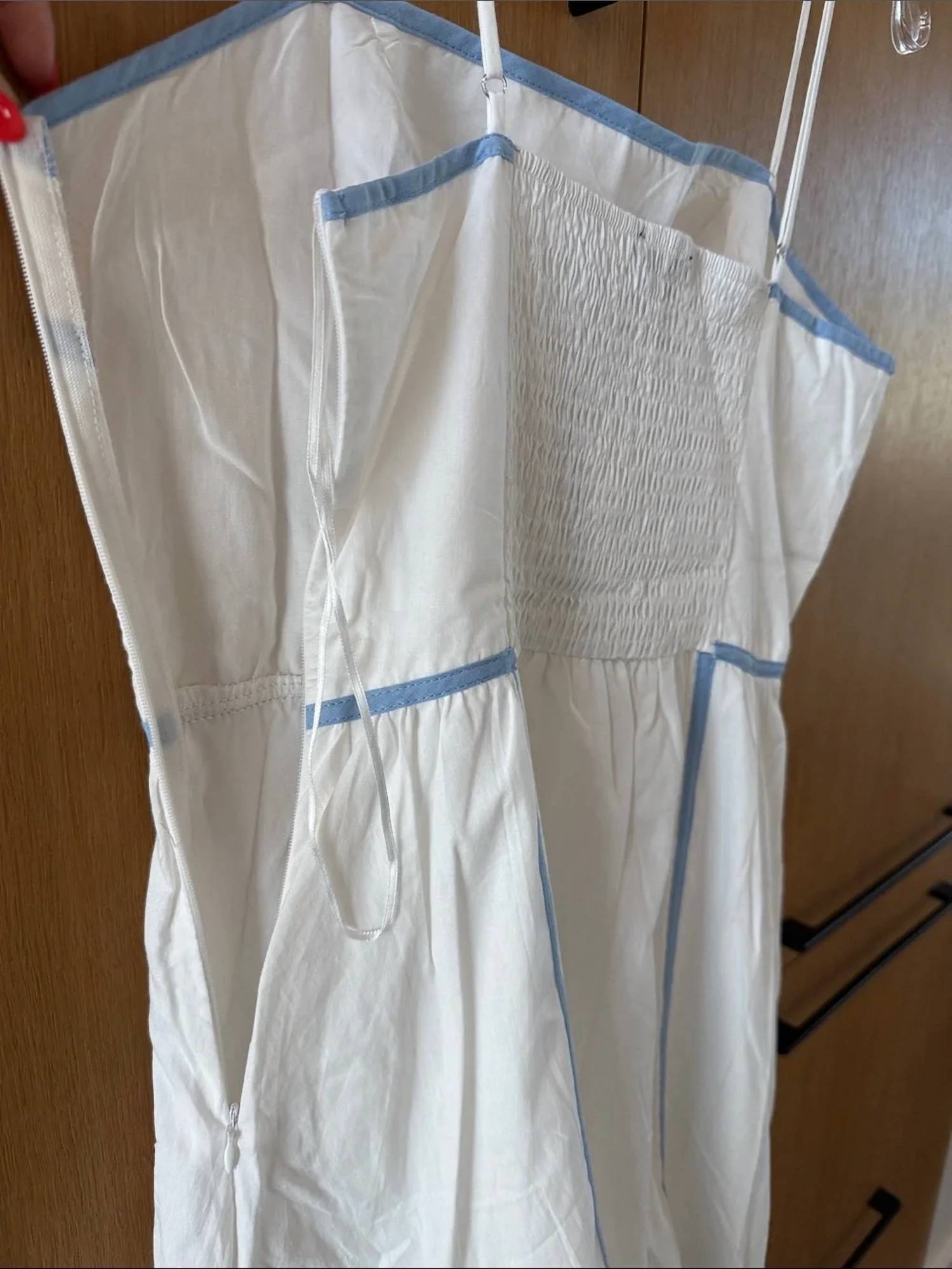 Papermoon - Women’s Smocked Cotton Maxi Dress
