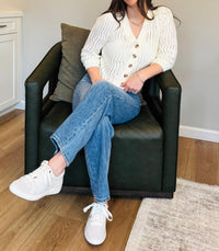 Michael Stars - Giada Short Sleeve Button Down Top