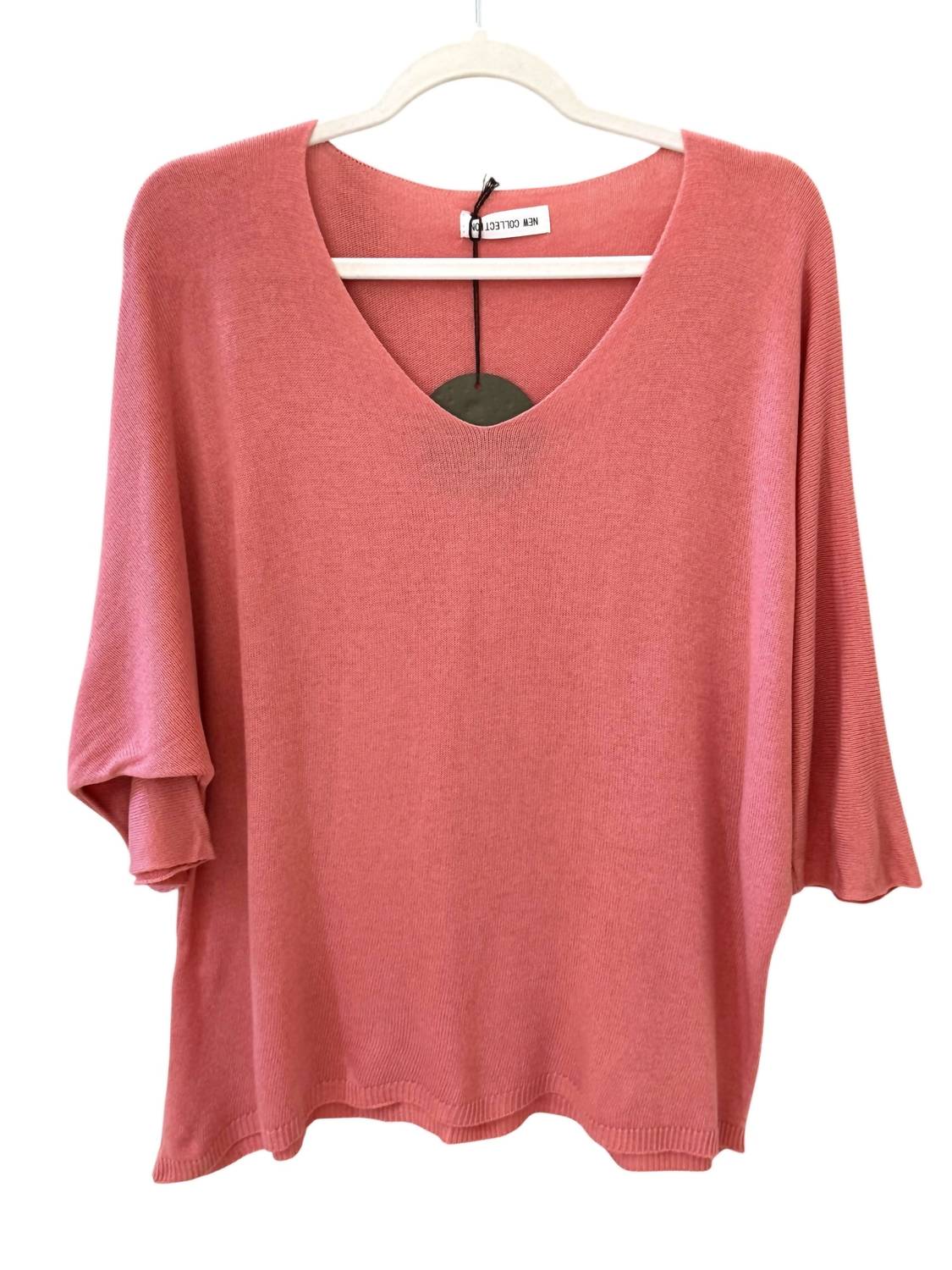 Cocco Bello - Women's Fine Knit Bat Sleeve Sweater