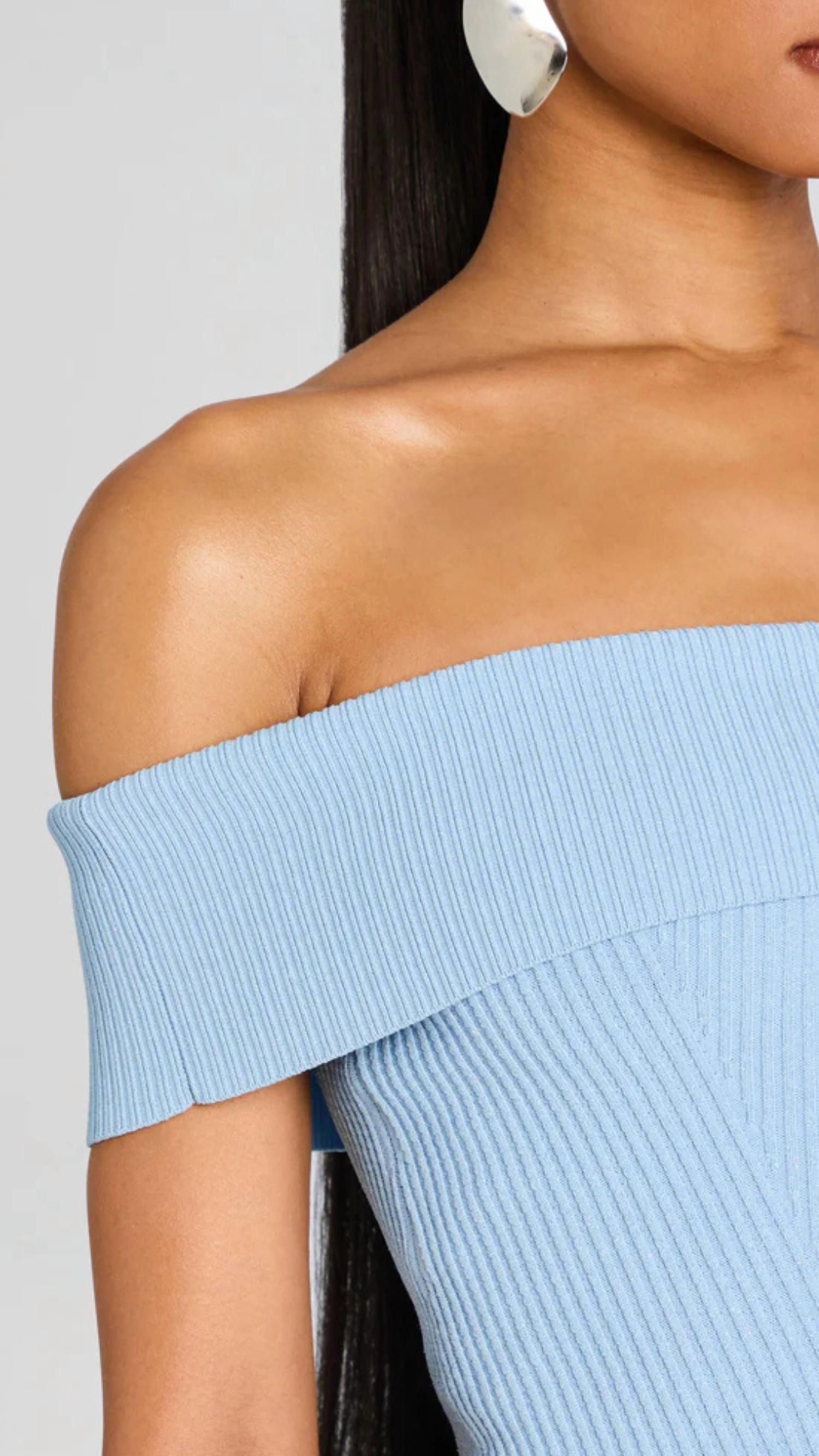 RETROFETE Erica Mini Dress in blue - women's dress - view 5