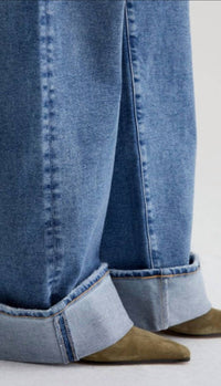 Ag Jeans - High Rise Wide Leg Jeans