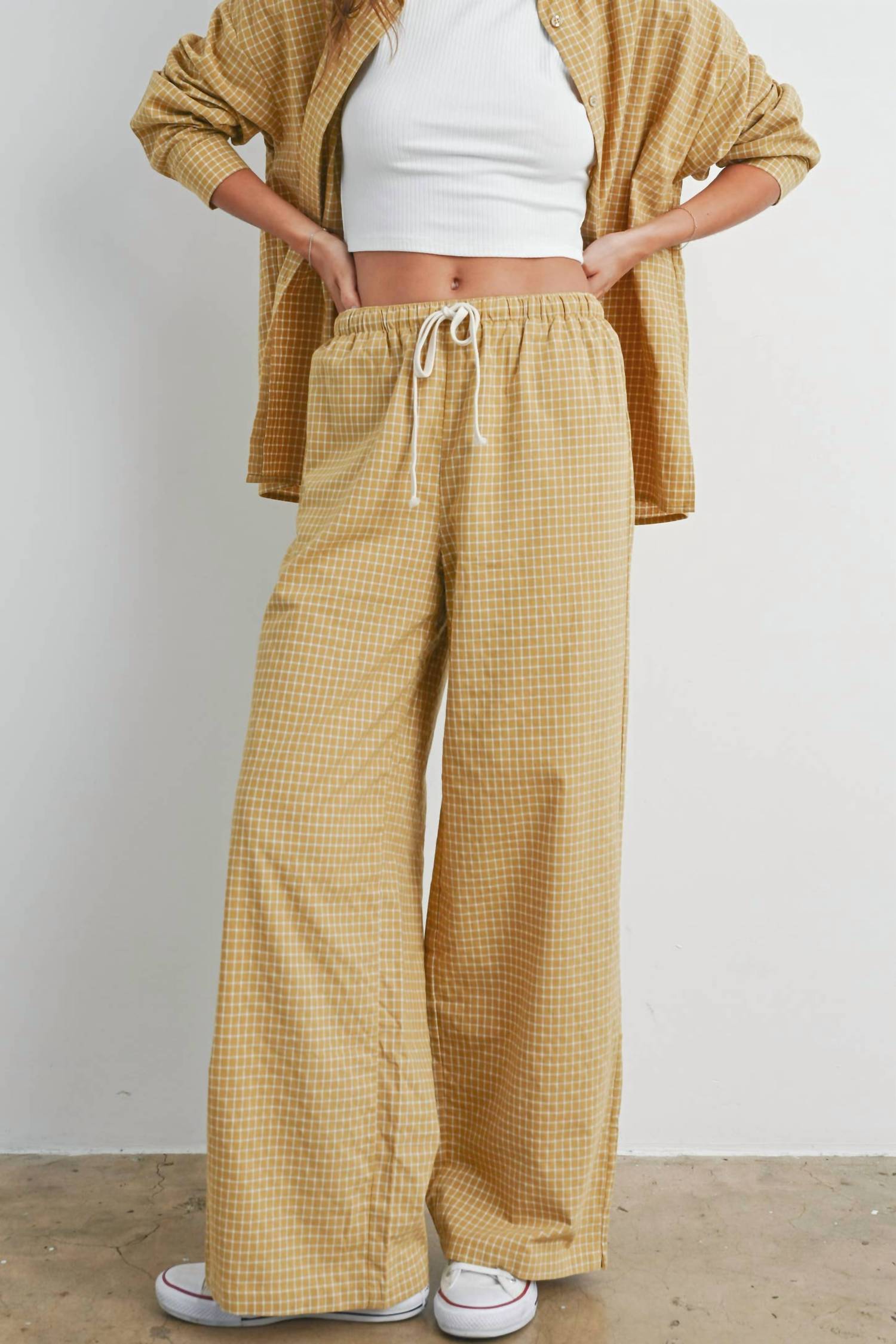 Buttermelon - Amy Micro Check Pants
