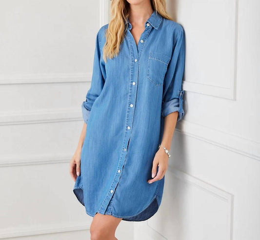 Karen Kane - chambray shirtdress