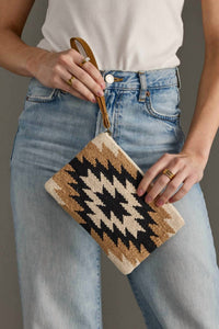 Panache Apparel - Women's Western Aztec Cotton Wristlet