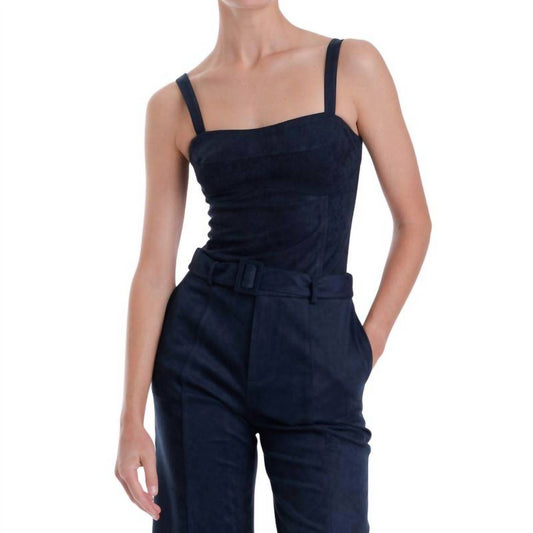 Karina Grimaldi - Veronica Suede Bodysuit