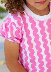 The Beaufort Bonnet Company - CASSIDY COMFY CREWNECK-SHORT PUFF SLEEVE TOP