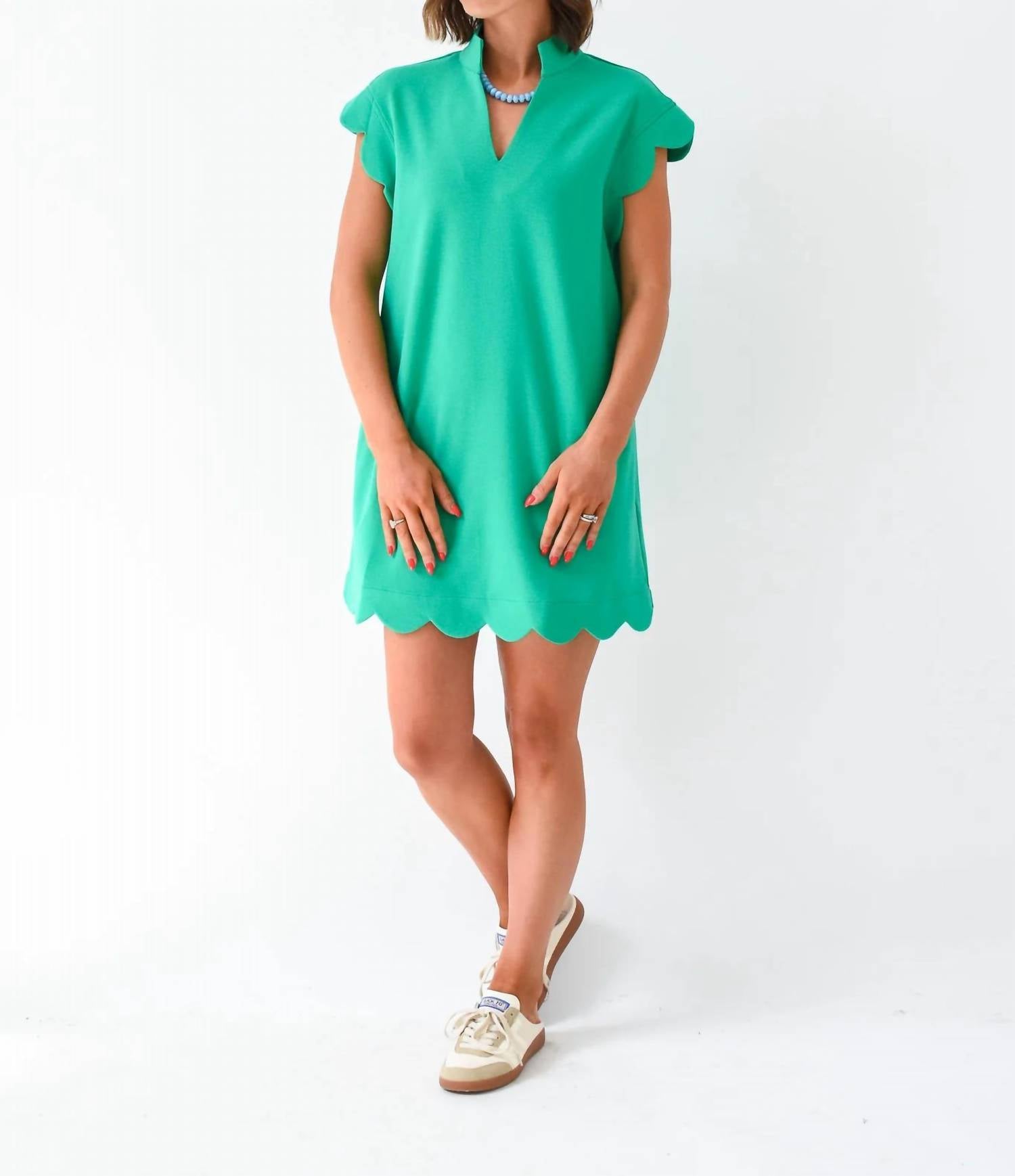 Entro - Feeling Lucky Scalloped Dress