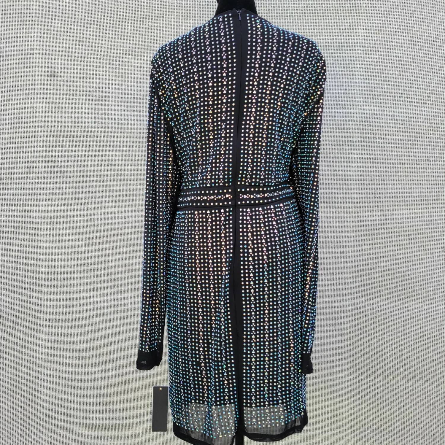City Studio - P. Social Beads Mini V-neck Dress