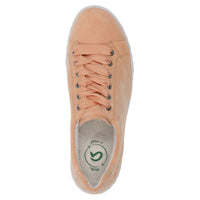 Ara Women's Alexandria Sneaker in apricot velour - women's sneaker - alternate view