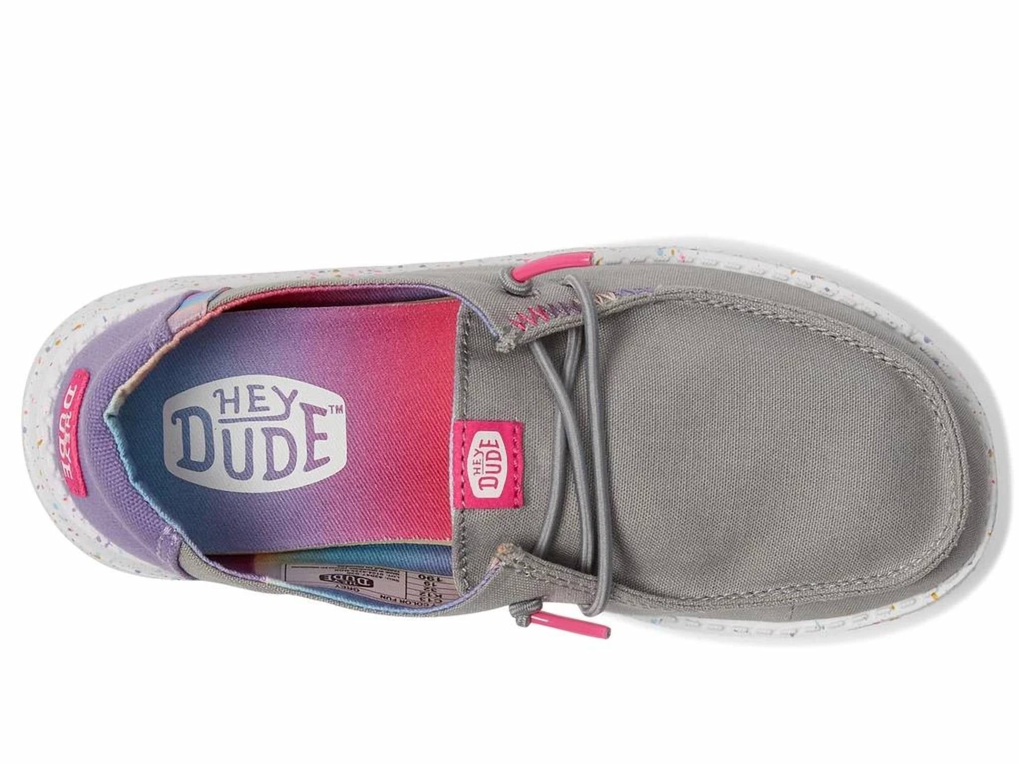 Hey Dude - Kids Youth Wendy Color Fun Sneakers