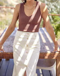Greylin - Rib Knit Top