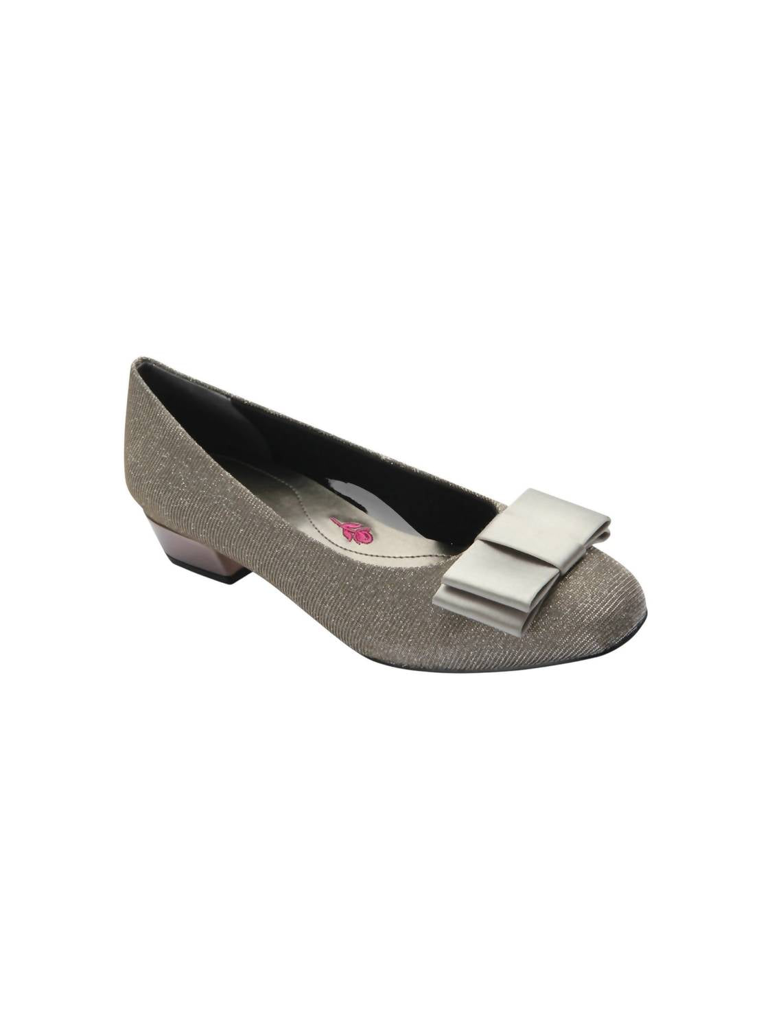 Ros Hommerson Women's Teddi Loafer in silver - women's flats