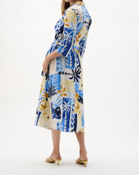 Joseph Ribkoff - Floral V-neck Wrap Dress