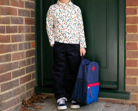 Rachel Riley Boys Abc Polo in white multi - kids' shirt