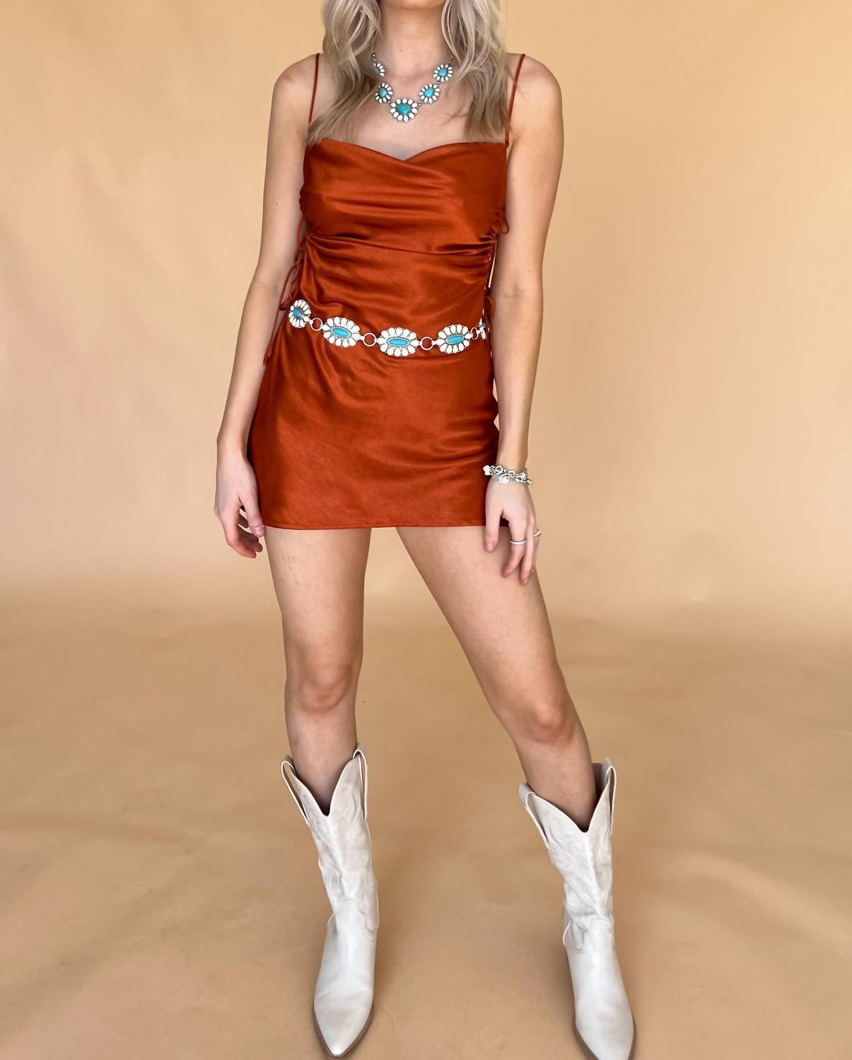 Beige Botany - Kaia Dress