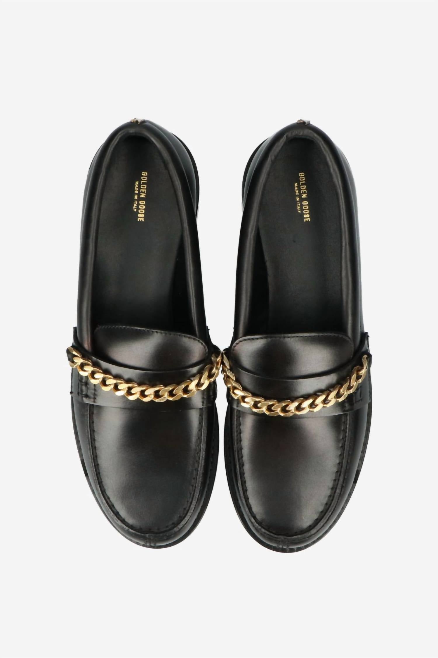 Golden Goose - Men's Jerry Mocassin With horsy & Chain
