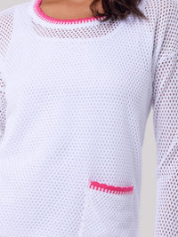 Angel Apparel - Crochet Pocket Top