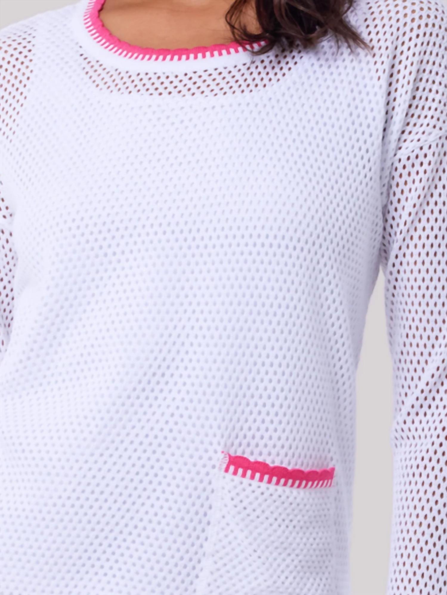 Angel Apparel - Crochet Pocket Top