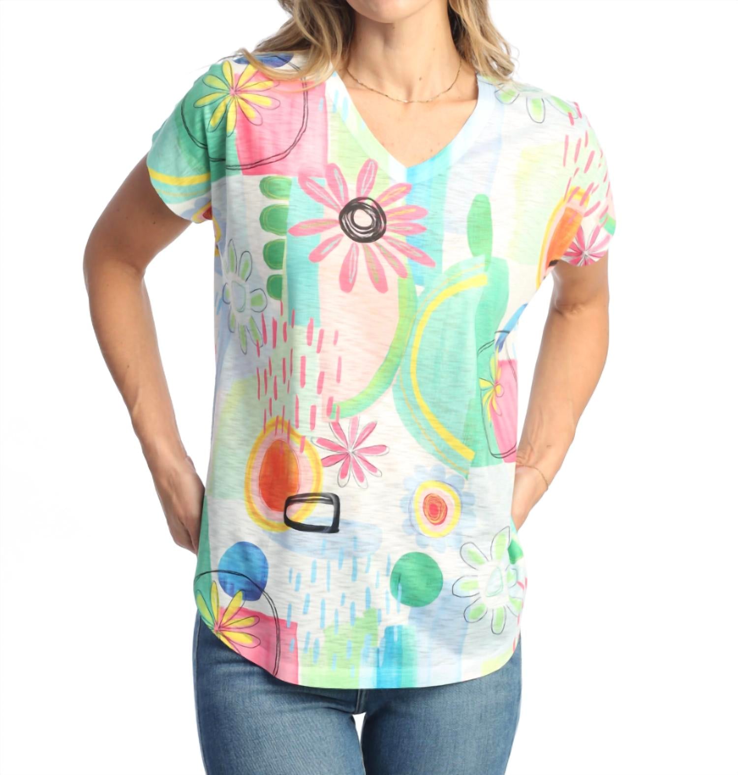 Jess & Jane - Sunny Cap Sleeve Top