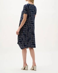 Joseph Ribkoff - Geometric Cocoon Dress