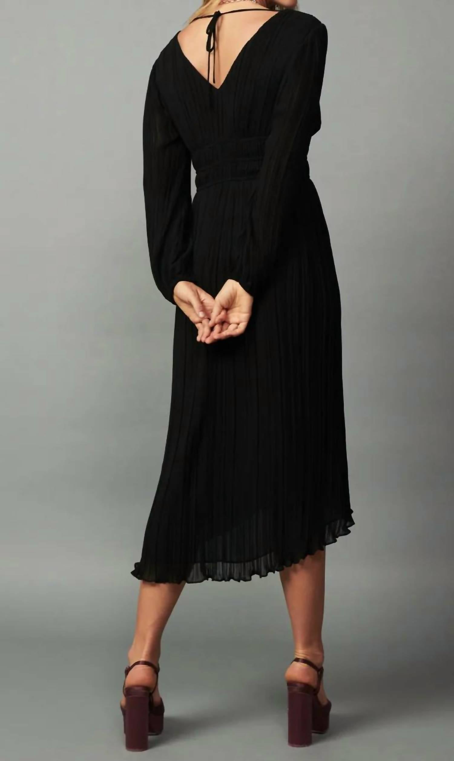 Current Air - Pleated Midi Dress