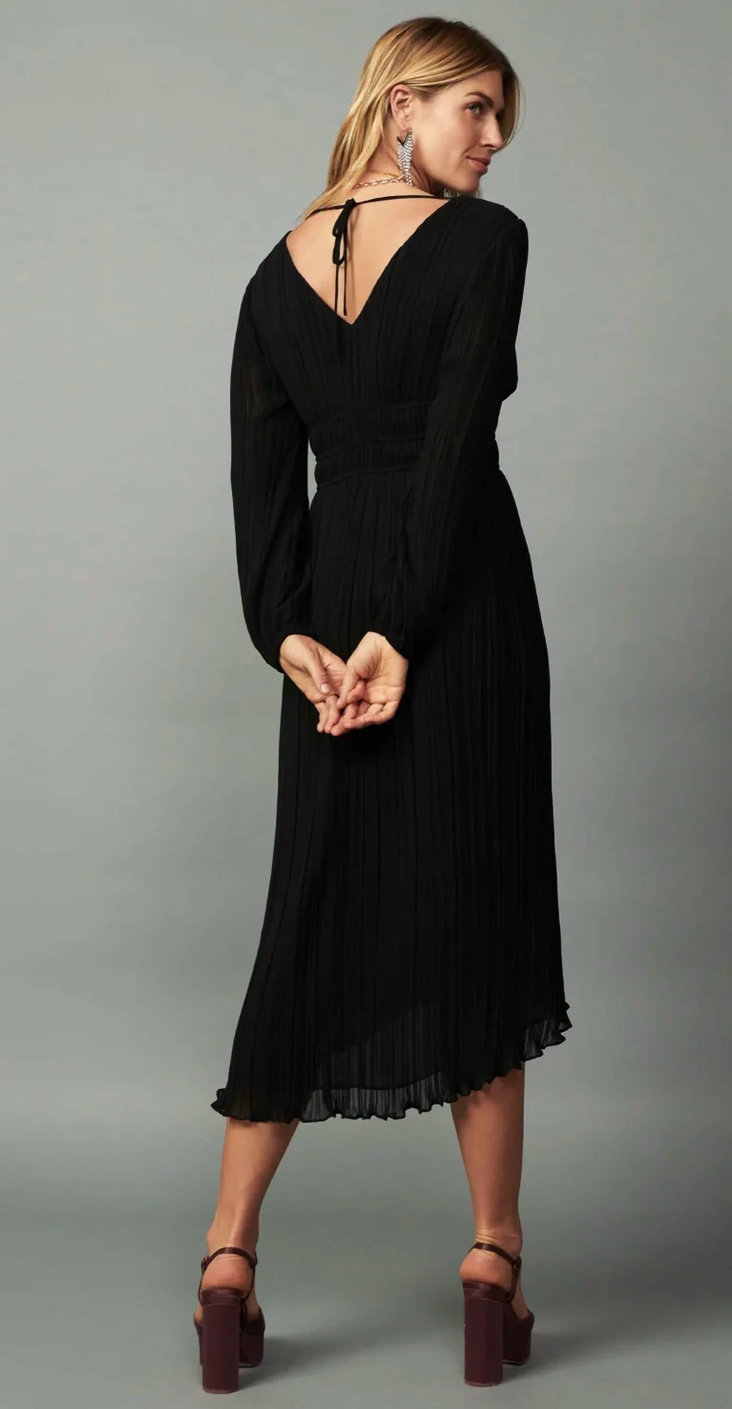Current Air - Pleated Midi Dress