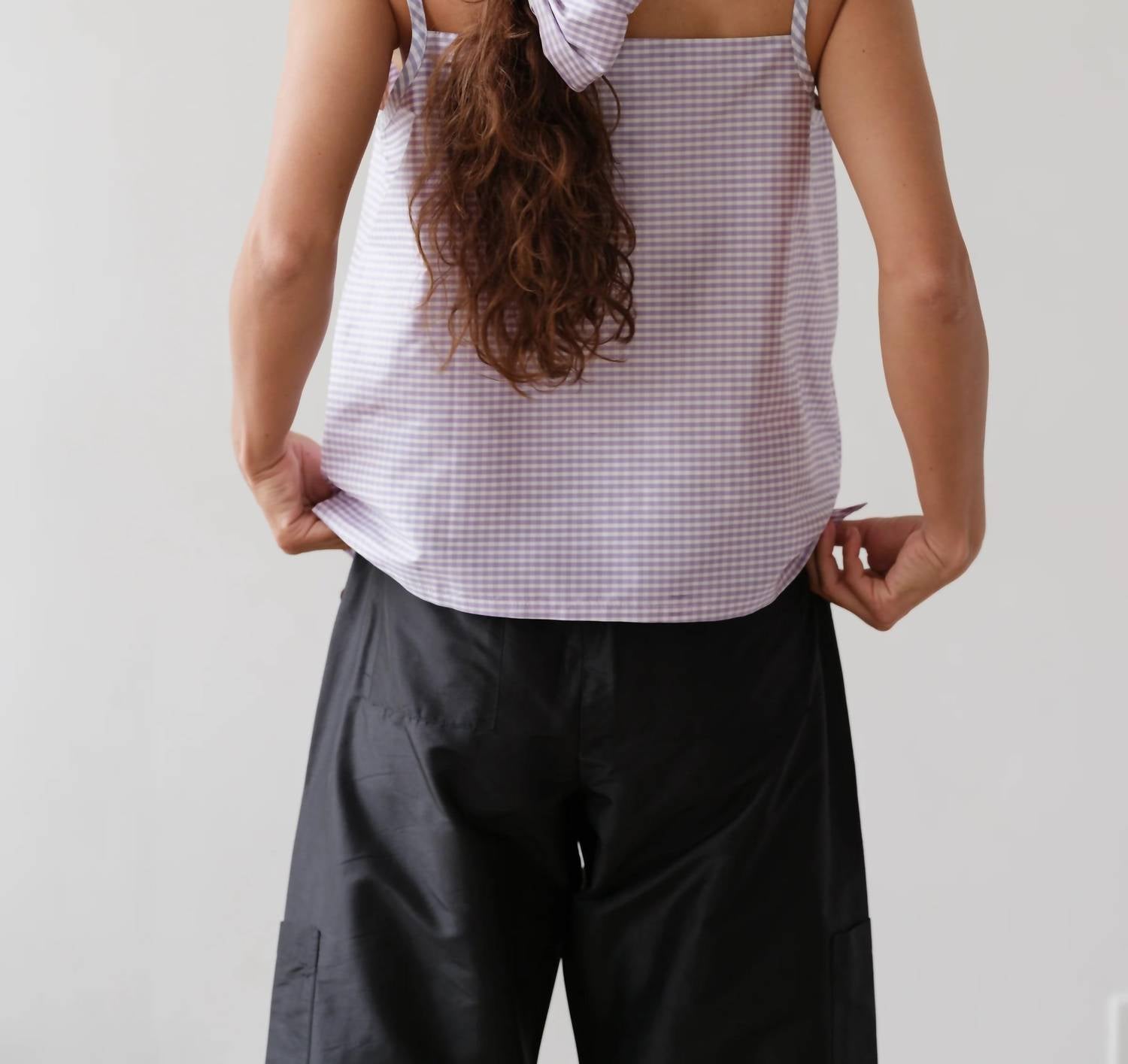 Donni. - Taffeta Shell Top