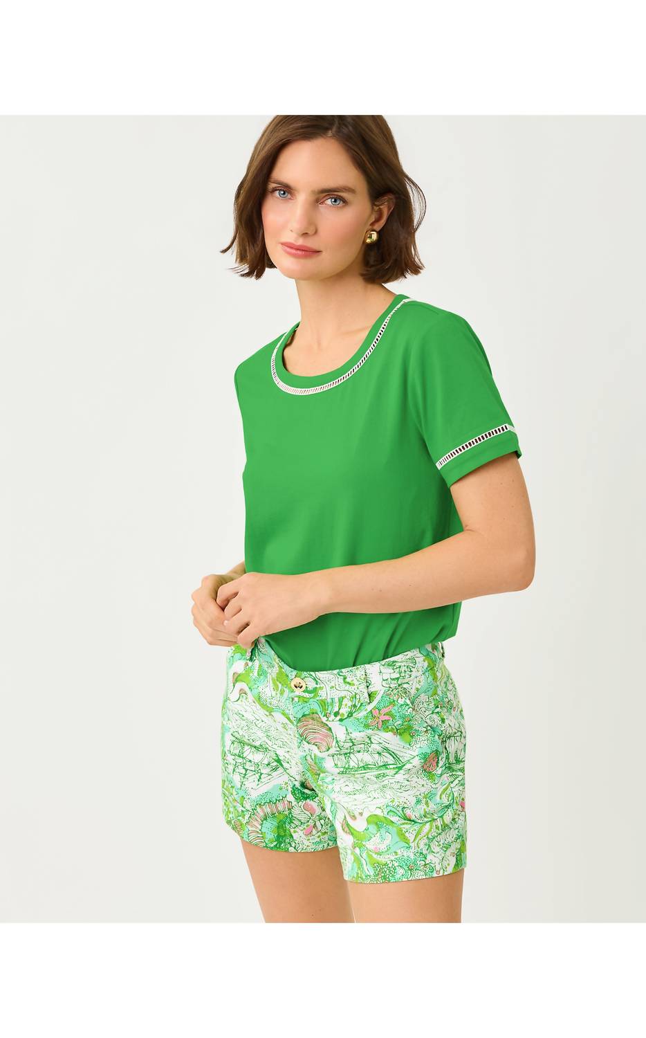 Lilly Pulitzer - Clairmont Ladder Lace Knit Top