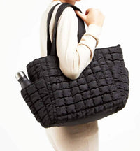 Sol And Selene - Women's Dreamer Quilted Nylon Tote Bag