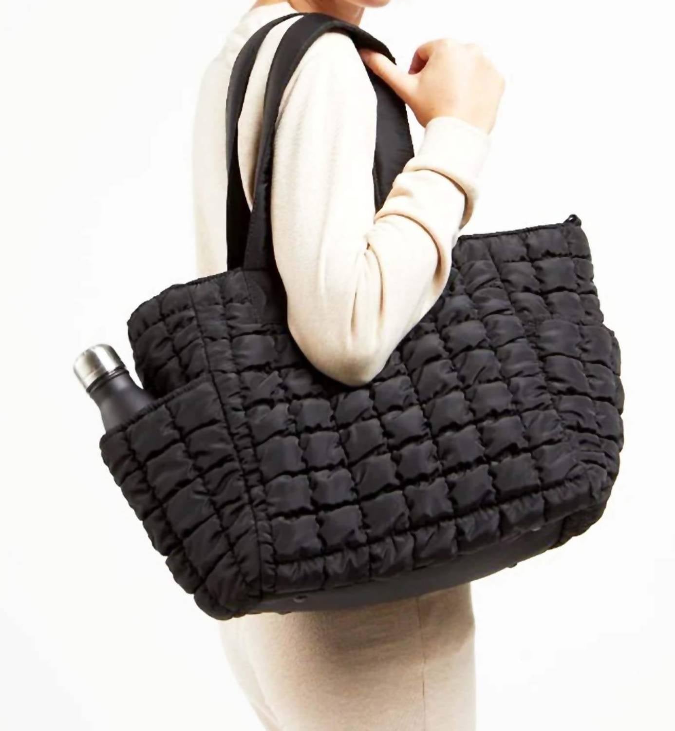 Sol And Selene - Women's Dreamer Quilted Nylon Tote Bag