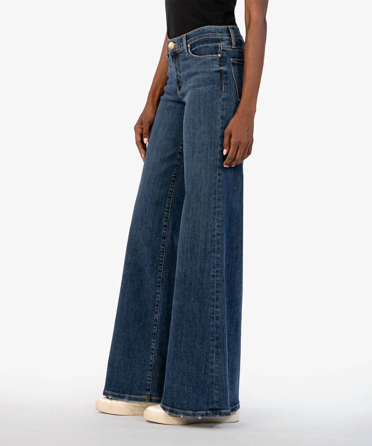 Kut From The Kloth - Margo Mid Rise Wide Leg Jean