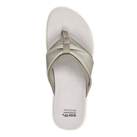 EARTH Women's Origins Sonia Flat Flip Flops in beige - women's sandal - view 6