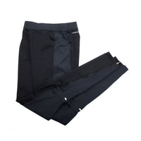 adidas Men's Saturday Warm Running Leggings in black - men's pants - detail view