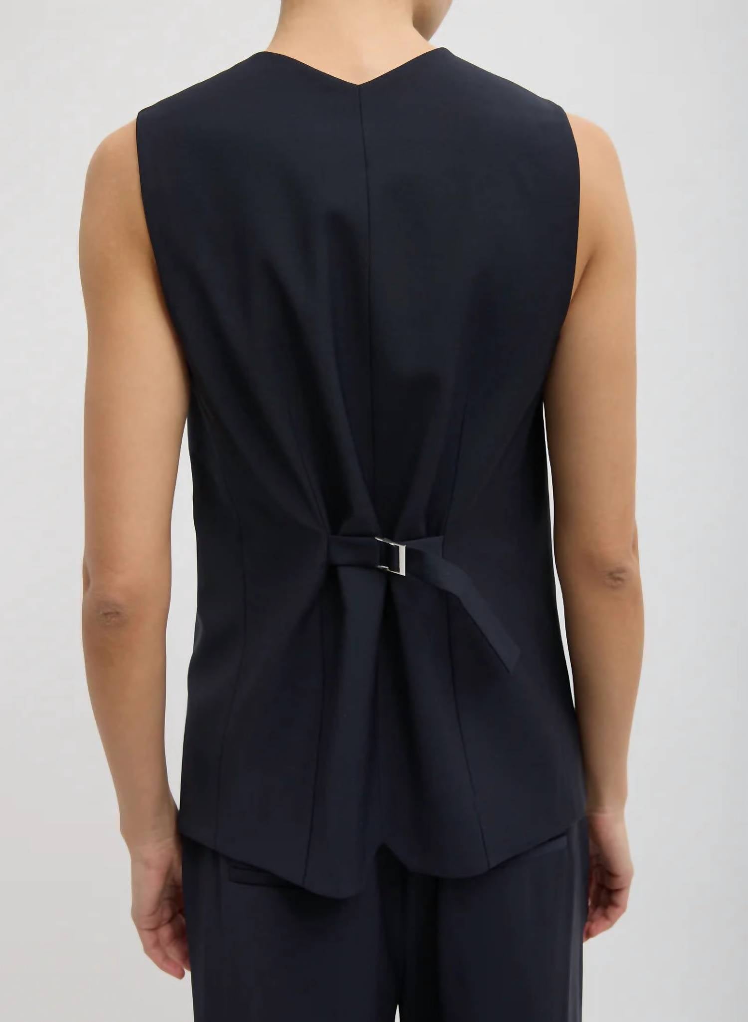 Tibi - Tropical Wool Easy Vest