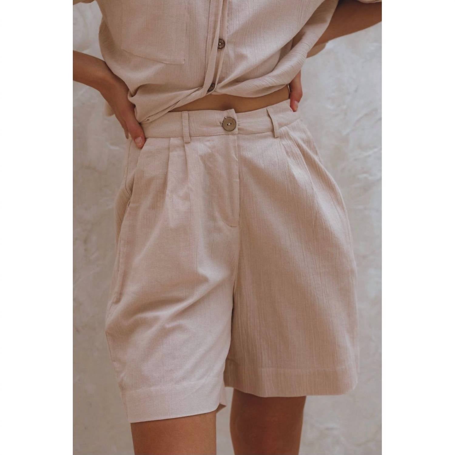 Bali Lane - Mykonos Linen Short