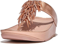 Fitflop - Women's Rumba Beaded Metallic Toe-post Sandals