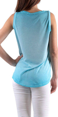 Gigi Moda - Ferno V-Neck Two Tone Tank