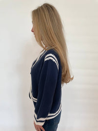 Repeat Cashmere - Tie-front Cotton Cardigan